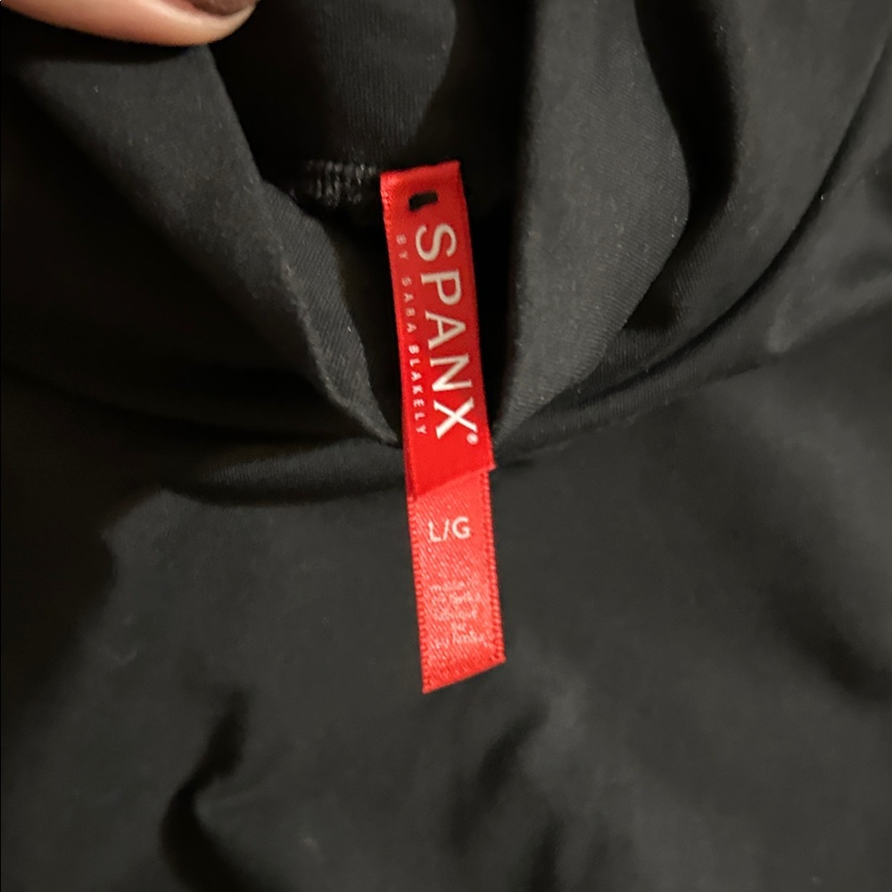 SPANX Midnight Black Turtleneck Bodysuit - Picture 4 of 5